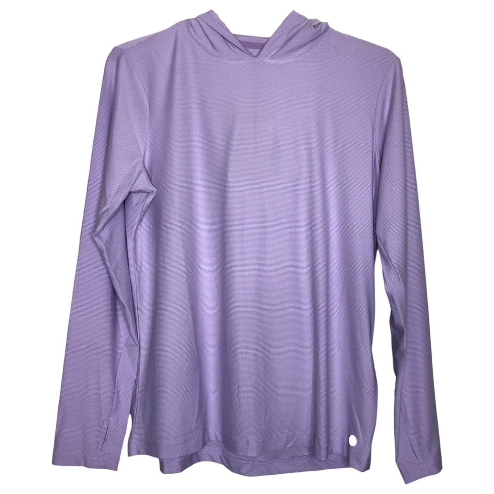 NWT AVALANCHE OUTDOOR SUPPLY Lavender Lightweight Moisture Wicking Hoodie Size L